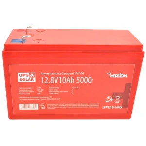 Merlion LiFePO4 12.8В 10A•г Літієва акумуляторна батарея