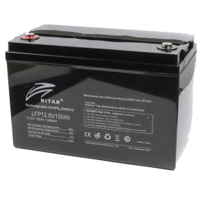 Ritar LFP12.8V100AH Акумуляторна батарея з bluetooth