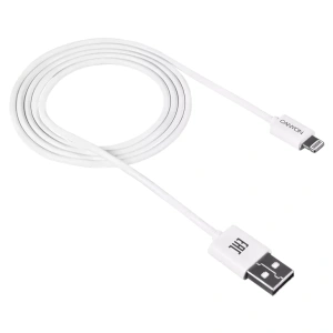 Canyon CFI1W white (Lightning - USB-A) 1м Кабель