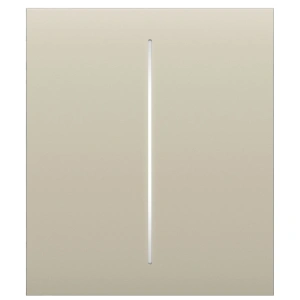 Ajax CenterButton (2-gang) [55] ivory Кнопка центральна для двоклавішного вимикача