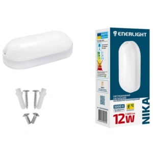 ENERLIGHT NIKA Светильник светодиодный 12Вт 5000К IP65 с датчиком движения