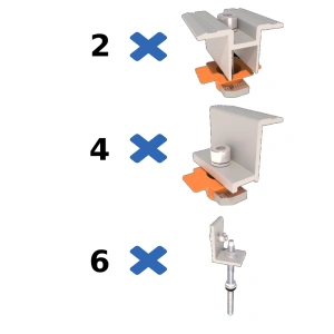 MetalTile II Комплект кріплень до металочерепиці