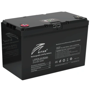 Ritar LFP25.6V50AH G3 з системою підігріву та bluetooth Акумуляторна батарея