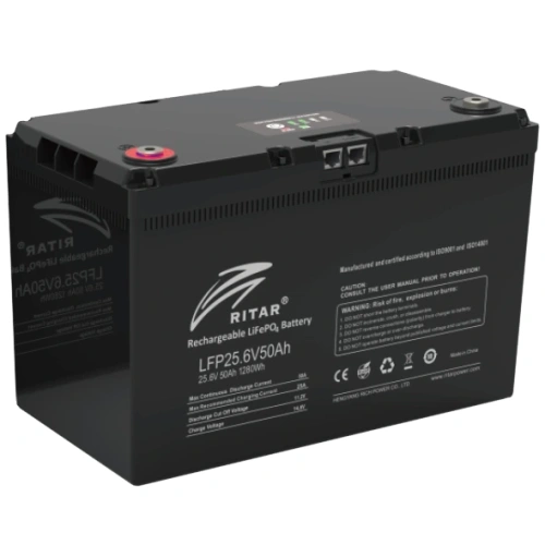 Ritar LFP25.6V50AH G3 з системою підігріву та bluetooth Акумуляторна батарея