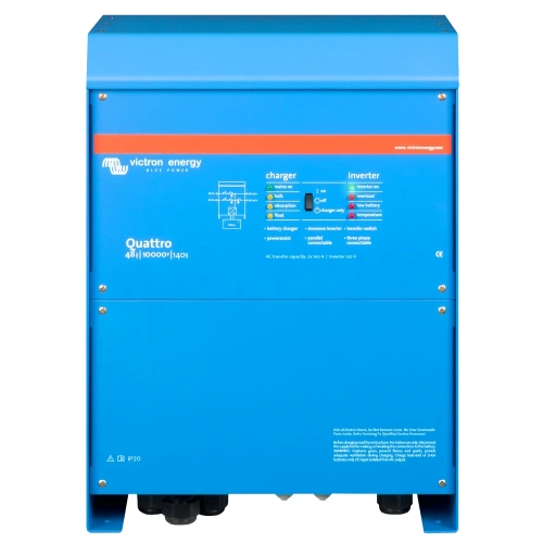 VictronEnergy Quattro 48/10000/140-100/100 однофазний чиста синусоїда Інвертор