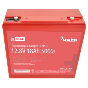 Merlion LiFePO4 12.8В 18A•г Літієва акумуляторна батарея