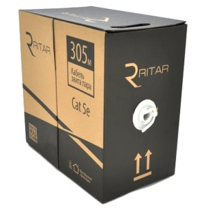 Ritar внутрішній КВП UTP (4*2*0.5) 4p 24 AWG (305м) сірий Кабель