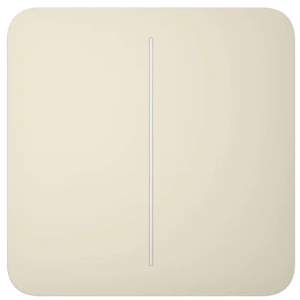 Ajax SoloButton (2-gang) [55] ivory Кнопка двоклавішного вимикача
