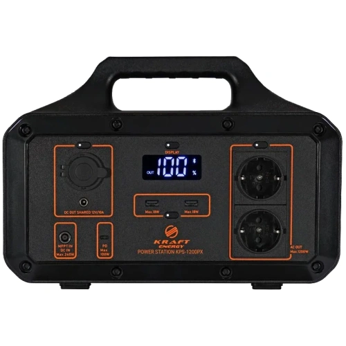 Kraft KPS-1200PX(PGH1000P-S) 1200Вт Портативне джерело живлення