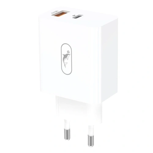 SkyDolphin SC02 (2USBx2.4A) White (MZP-000185) Мережевий зарядний пристрій
