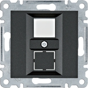подвійна для RJ12/RJ45 Панель Hager Lumina WL2323