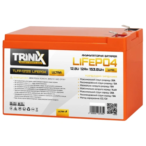 TRINIX TLFP-1212S Ultra 12А•г 12В Літієва акумуляторна батарея
