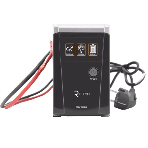 RITAR RTSW-500 LED ДБЖ з правильною синусоїдою 12В, під зовнішній АКБ