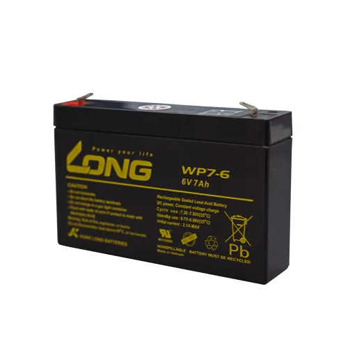Аккумуляторная батарея 7 Ач 6 В WPS7-6 KUNG LONG