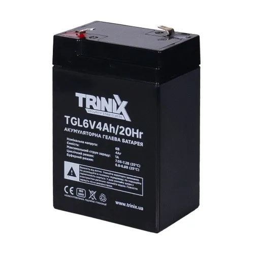 Аккумуляторная батарея гелевая 6В 4Ач Trinix TGL6V4Ah/20Hr GEL