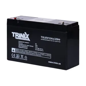 Аккумуляторная батарея гелевая 6В 12Ач Trinix TGL6V12Ah/20Hr GEL